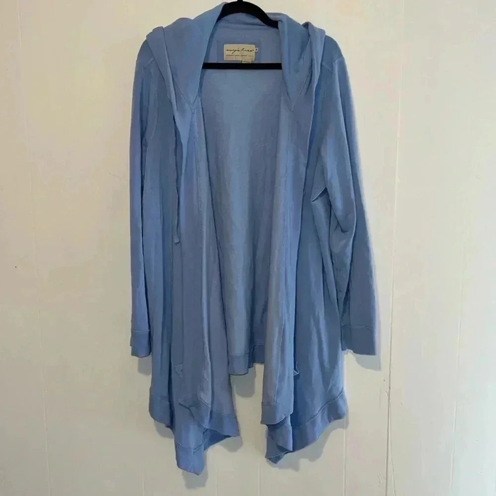 Evys Tree Long Sleeve Hooded Open Cardigan 1010